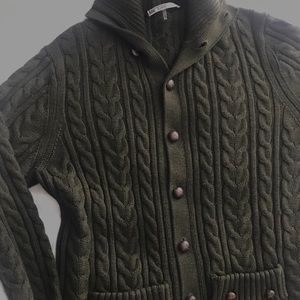 Mr Turk (Trina Turk) Men’s Cable Knit Cardigan